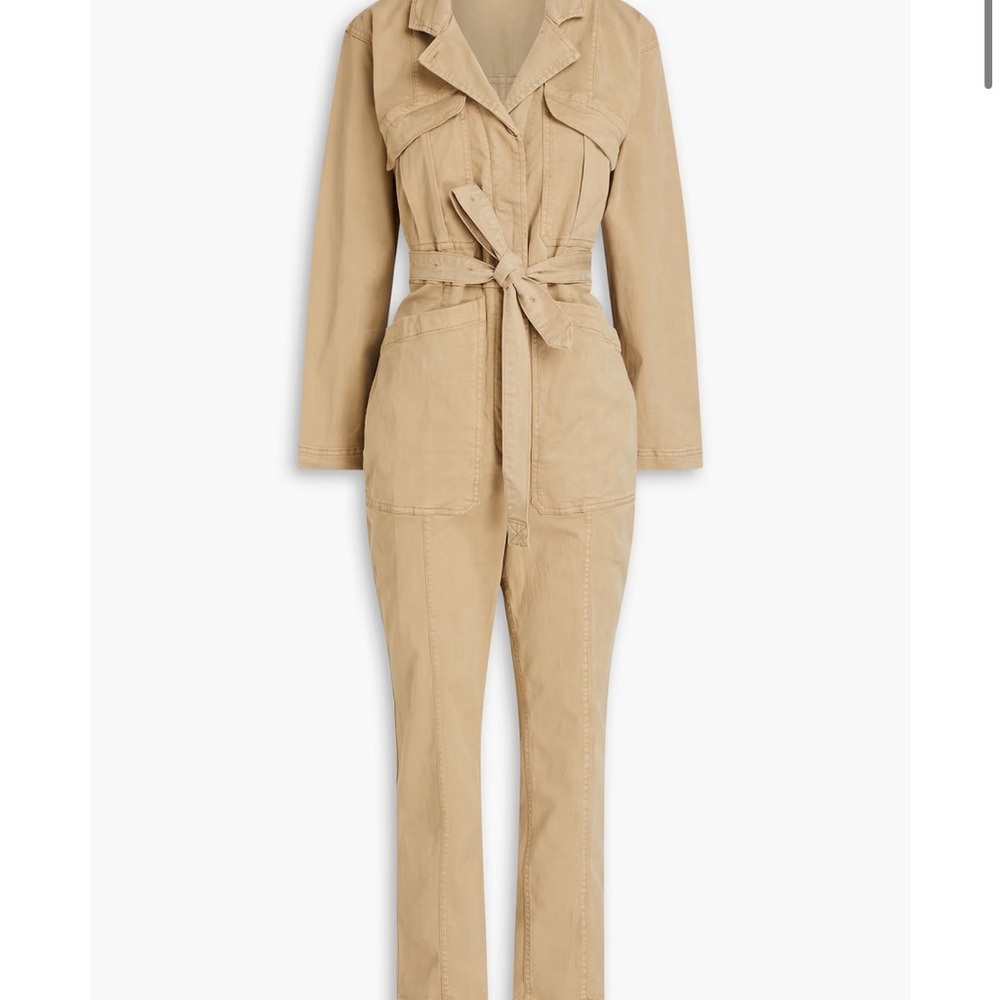 Alex Mill Washed Expedition Long Sleeve Jumpsuit - Vintage Khaki - Sz L